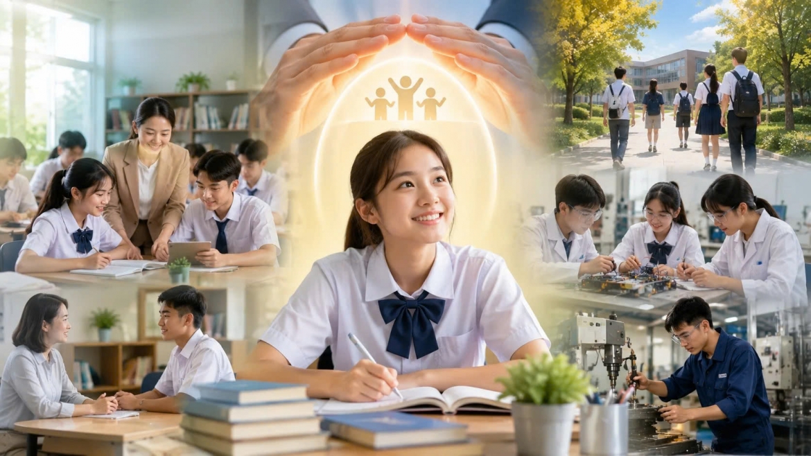 Kỳ thi tuyển sinh vào lớp 10 ở Hà Nội và nhiều đô thị lớn nhiều năm qua luôn luôn được coi là kỳ thi căng thẳng nhất, căng thẳng hơn cả kỳ thi đại học. (Ảnh minh họa: ChatGPT)