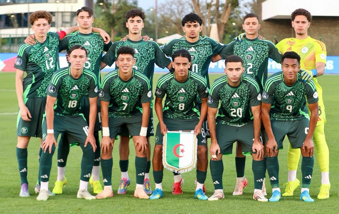 U17 Algeria đoạt vé dự U17 World Cup 2026 nhờ bốc thăm may rủi. (Ảnh: FAF)