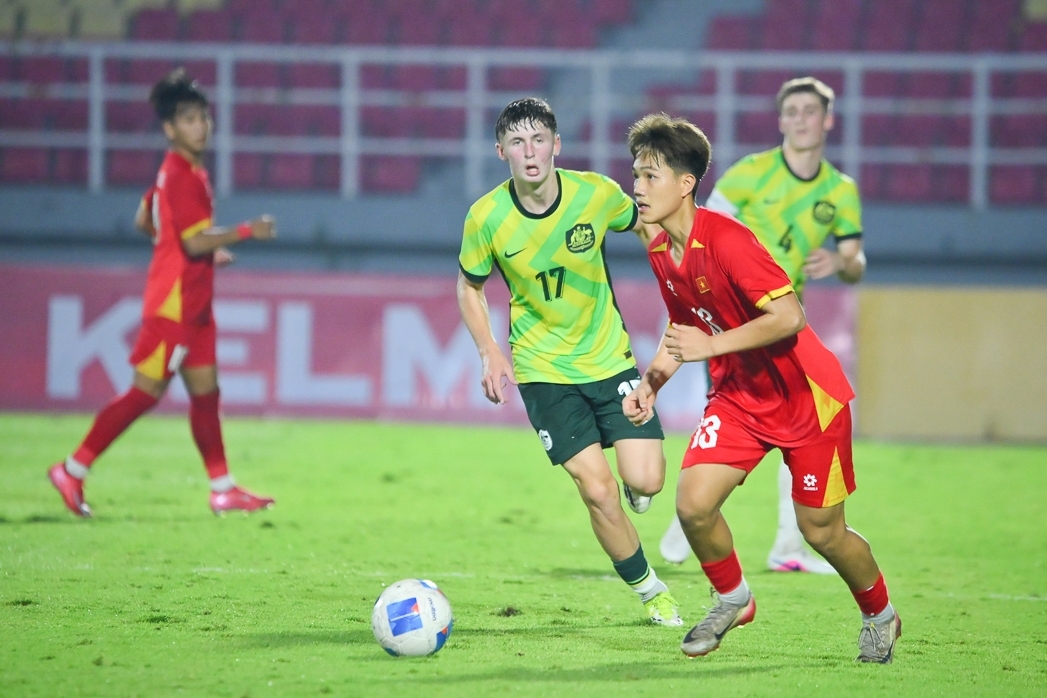 U17 Việt Nam từng thắng U17 Australia 2-1 trên hành trình vô địch U17 Đông Nam Á 2026. (Ảnh: VFF)