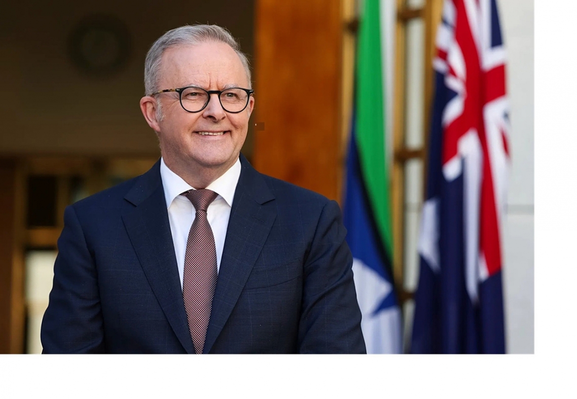 Thủ tướng Australia Anthony Albanese. Nguồn_Alex Ellinghausen