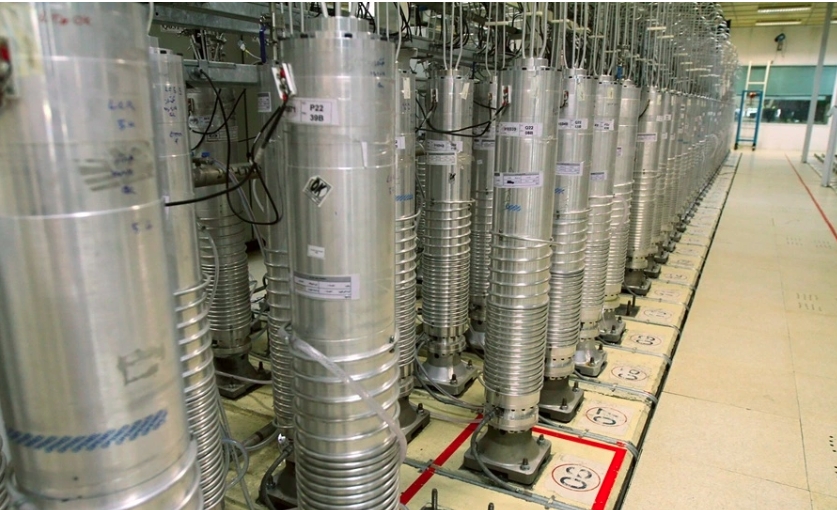Các máy ly tâm tại nhà máy làm giàu urani Natanz ở miền trung Iran trước khi bị phá hủy. Nguồn ảnh: Tổ chức Năng lượng Nguyên tử Iran