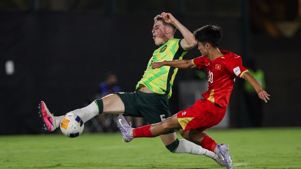 U17 Việt Nam đã tạo ra những cơ hội nhưng không thể tận dụng. (Ảnh: AFC)