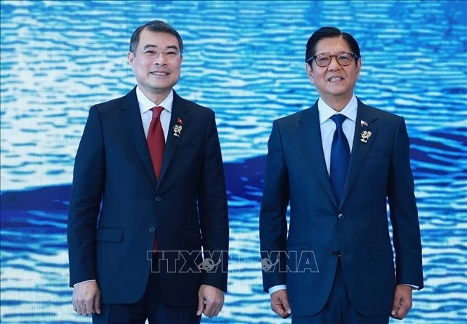 Sáng 8/5, Thủ tướng Lê Minh Hưng dự Lễ khai mạc Hội nghị Cấp cao ASEAN lần thứ 48 diễn ra tại Cebu, Philippines. Ảnh. TTXVN