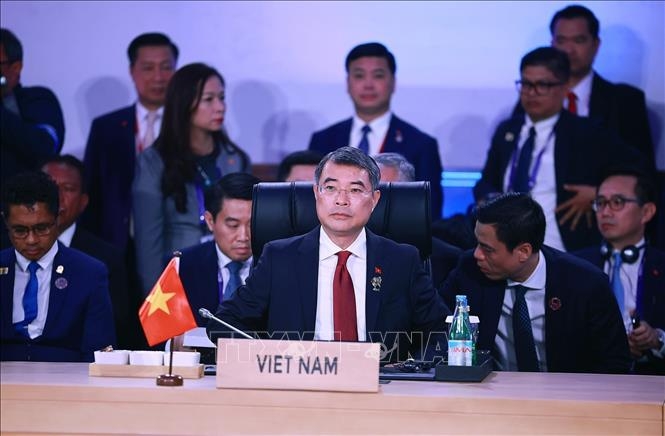 Thủ tướng Lê Minh Hưng tham dự Phiên Toàn thể Hội nghị Cấp cao ASEAN lần thứ 48.
Ảnh: Dương Giang/TTXVN