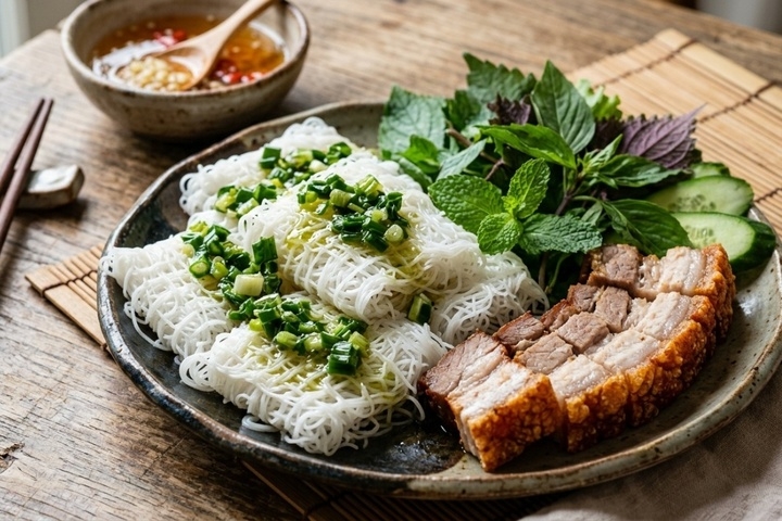 Dưới góc độ văn hóa và ngôn ngữ, danh xưng bánh hỏi là sự kết tinh độc đáo từ chính đời sống dân dã. (Ảnh: CT)