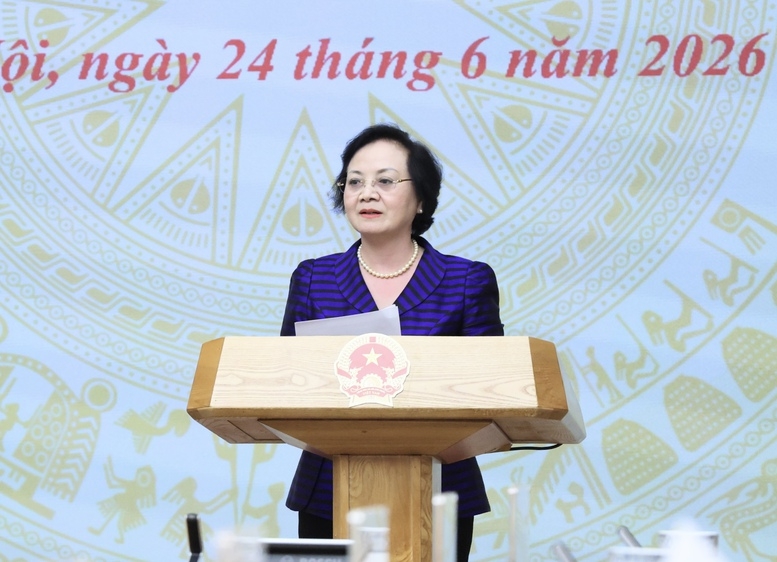 Phó Thủ tướng Phạm Thị Thanh Trà phát biểu tại buổi lễ. Ảnh: VGP/Thu Giang