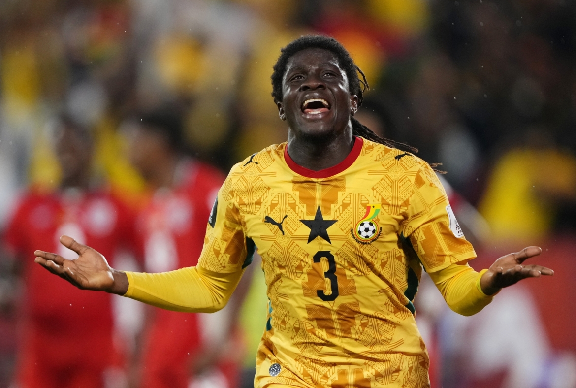 Yirenkyi là người hùng giúp Ghana đánh bại Panama. (Ảnh: Reuters)