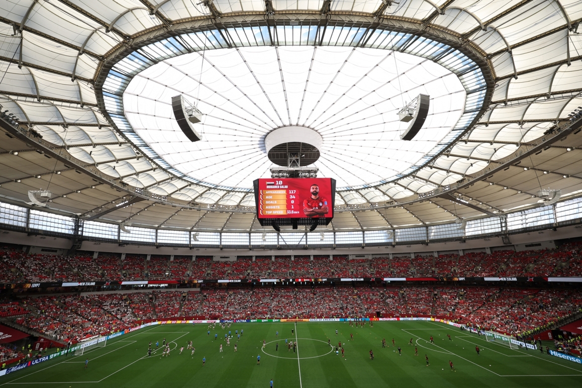 Quang cảnh sân BC Place Vancouver. (Ảnh: Reuters)