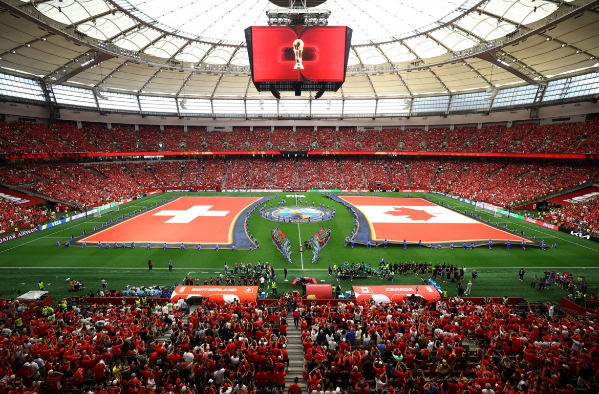 Khung cảnh sân vận động BC Place Vancouver. (Ảnh: Reuters)