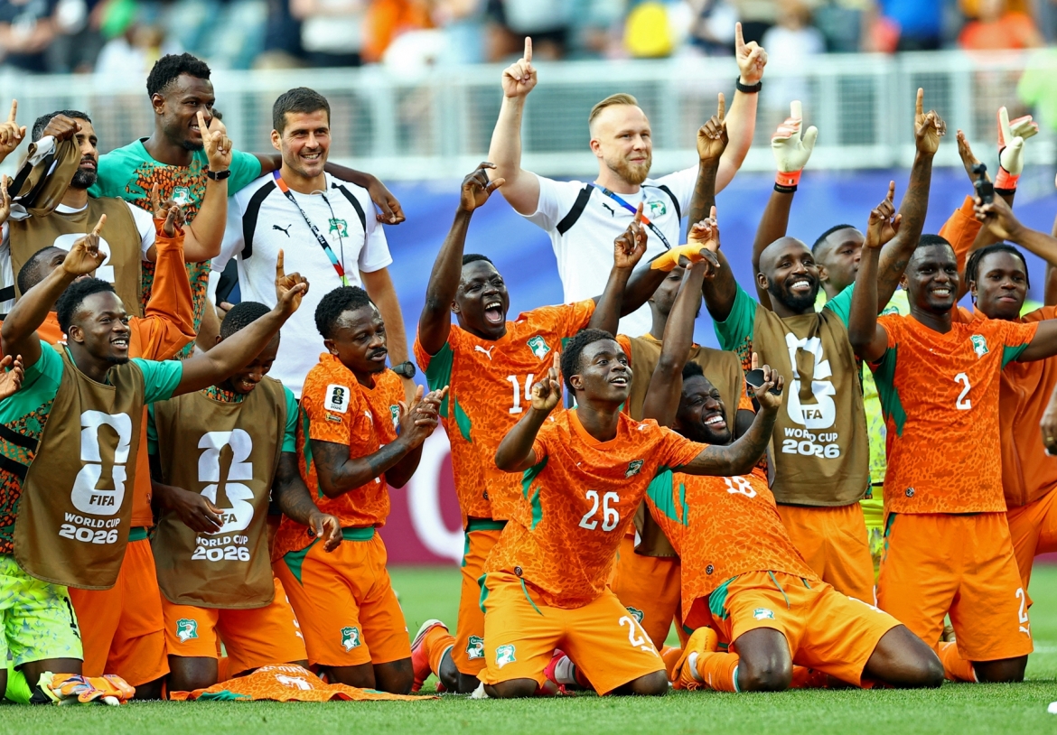 Bờ Biển Ngà có lần đầu tiên trong lịch sử vượt qua vòng bảng World Cup. (Ảnh: Reuters)