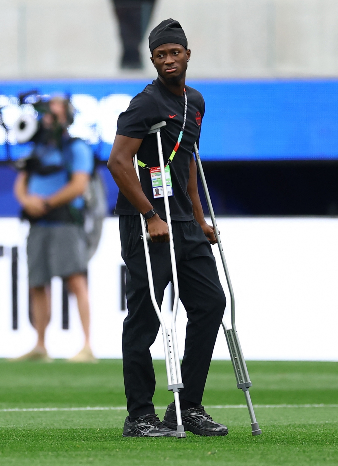 Tiền vệ Ismael Kone dính chấn thương nặng nhưng vẫn đồng hành cùng Canada tại World Cup 2026. (Ảnh: Reuters)