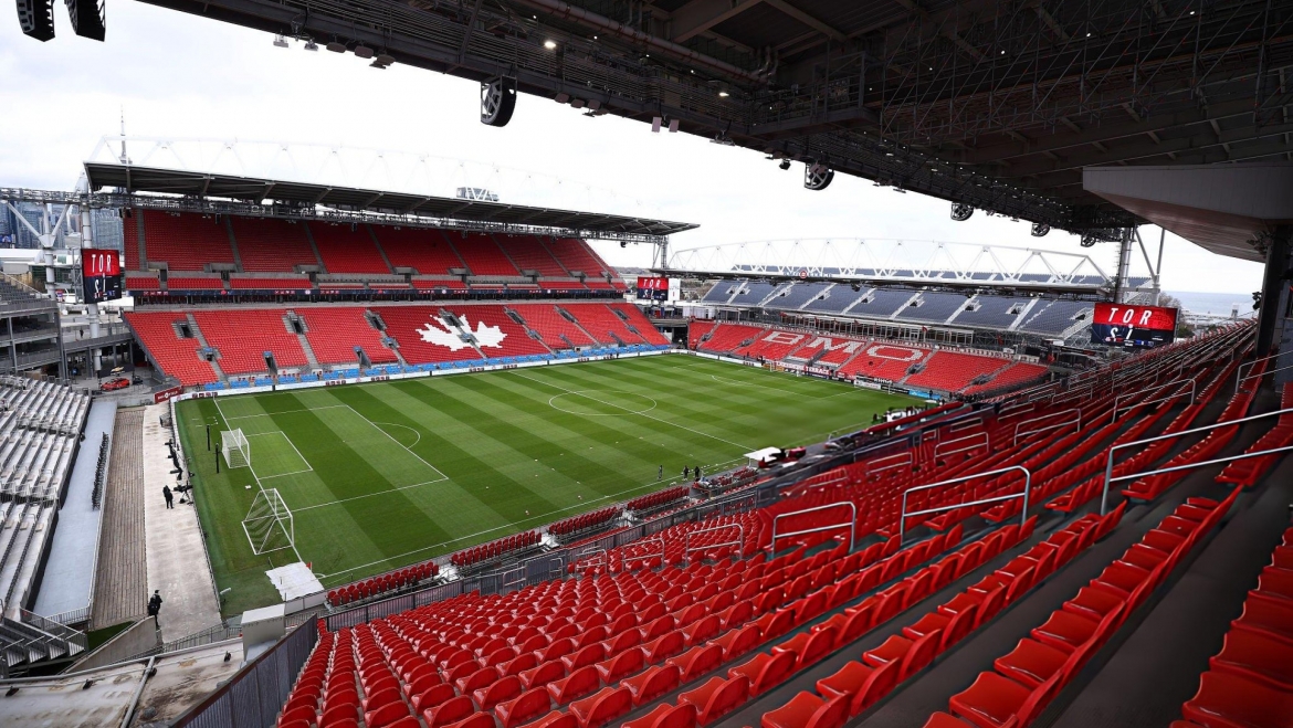2. Sân vận động BMO Field (Địa điểm: Toronto, Ontario, Canada) – Sức chứa 45.000 chỗ ngồi