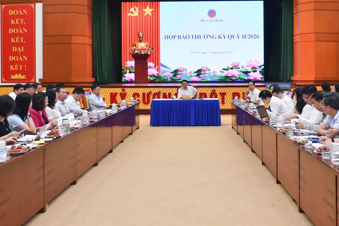 Họp báo thường kỳ Quý II/2026 Bộ Tài chính