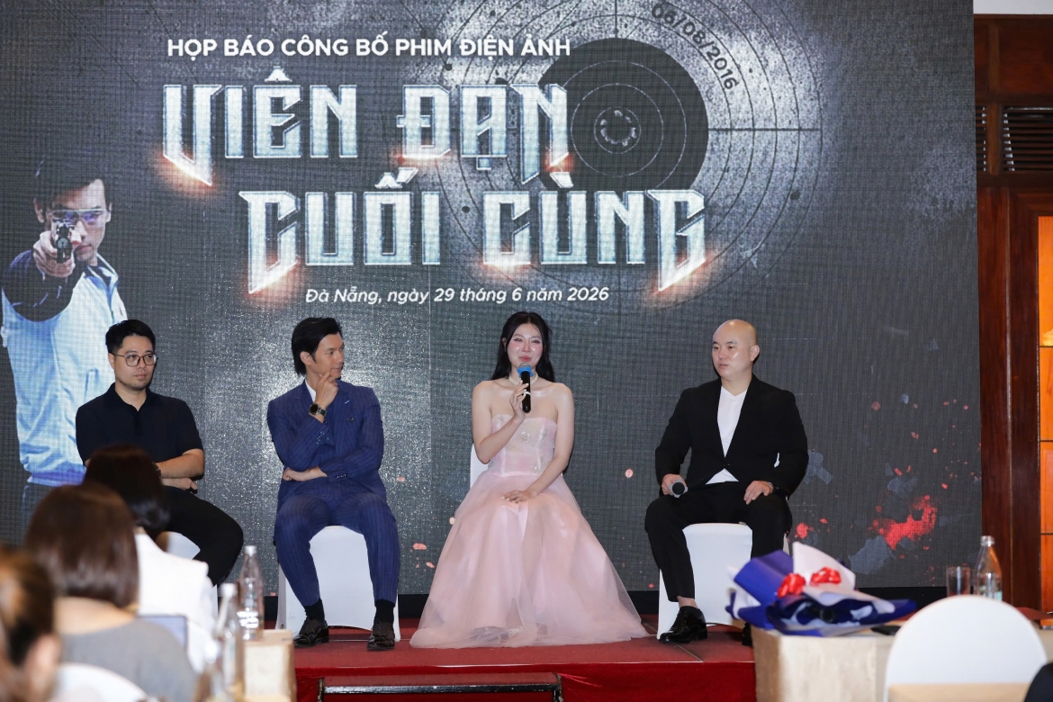 Diễn viên Thanh Hương chia sẻ tại họp báo