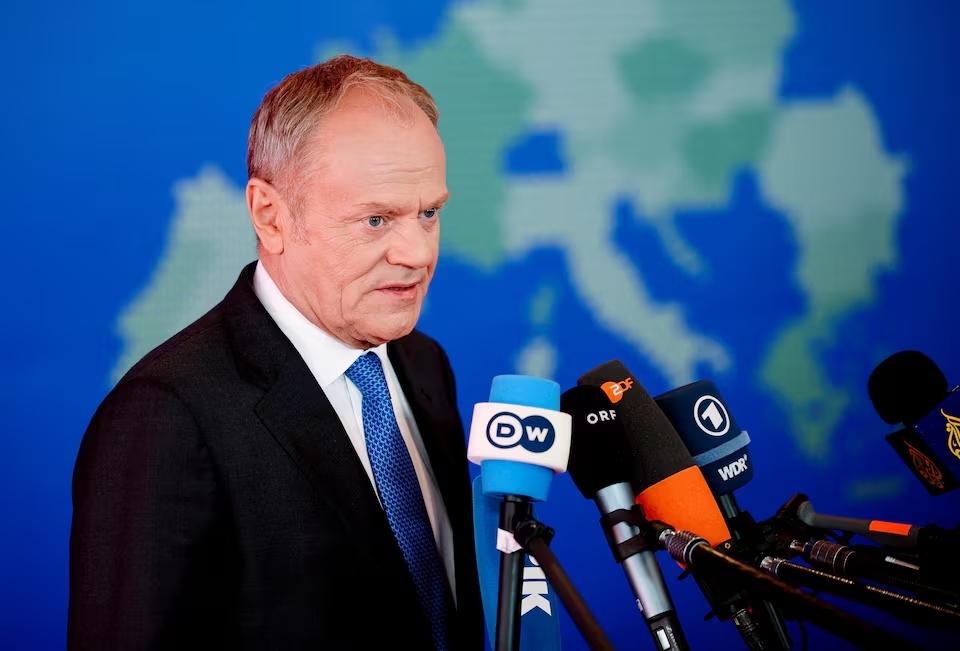 Thủ tướng Ba Lan Donald Tusk. Ảnh: Reuters