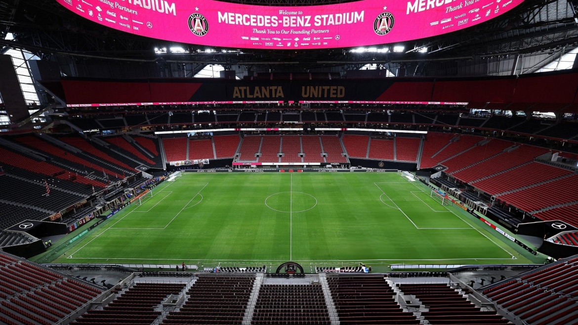 5. Sân vận động Mercedes-Benz (Địa điểm: Atlanta, Georgia, Mỹ) – Sức chứa: 75.000 chỗ ngồi
