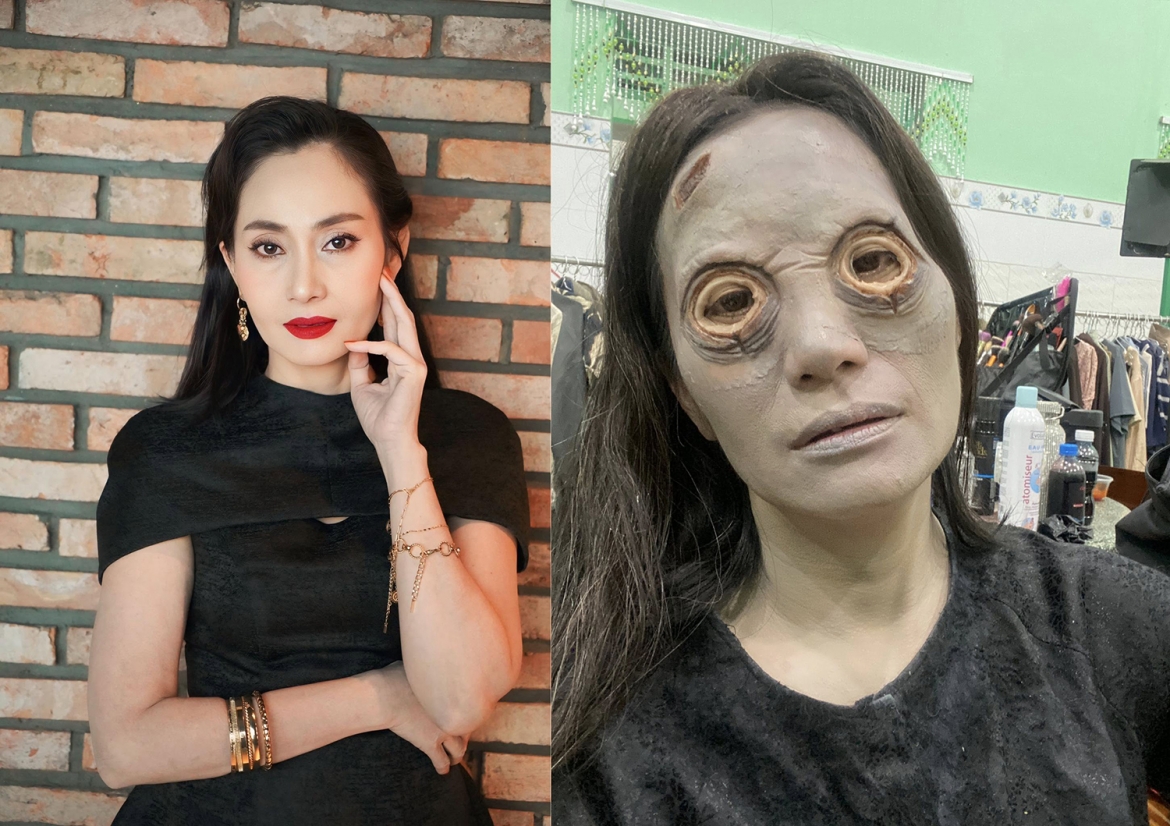 NSƯT Hạnh Thúy và tạo hình ma mắt lồi trong Ma xó