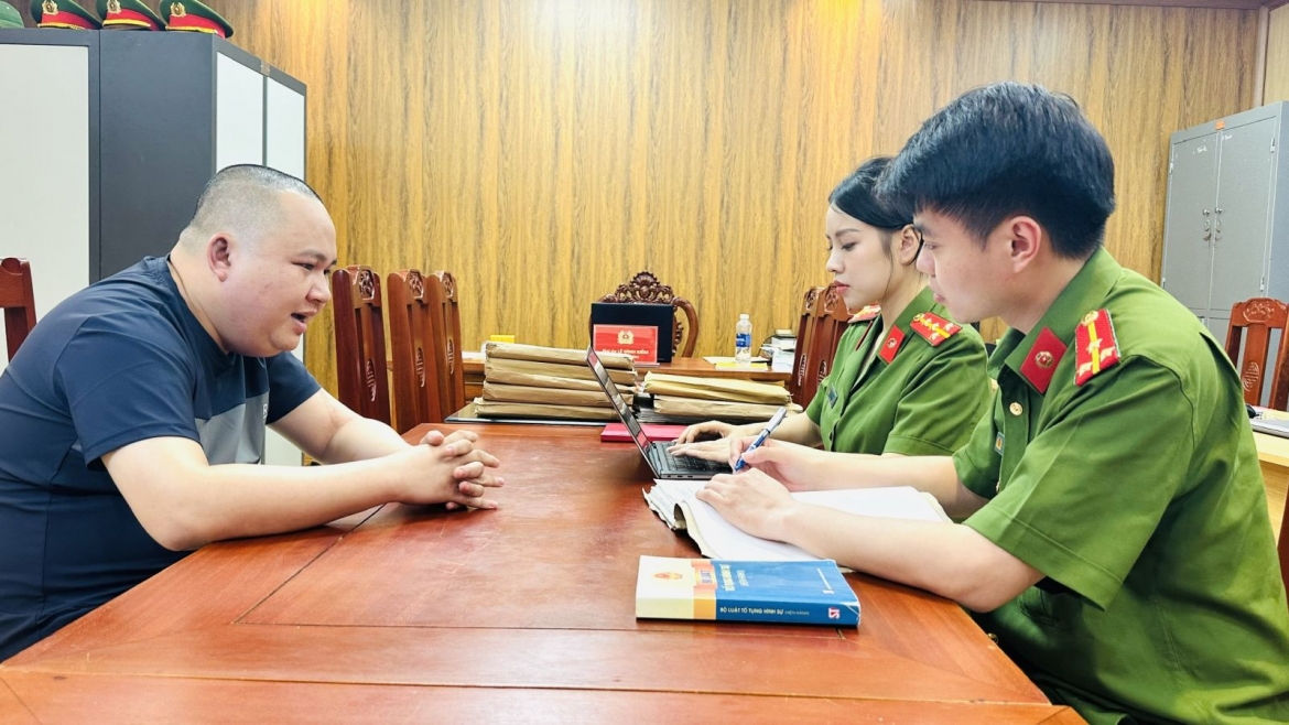 Đối tượng Lê Tuấn Anh. Ảnh: CA Thanh Hóa.