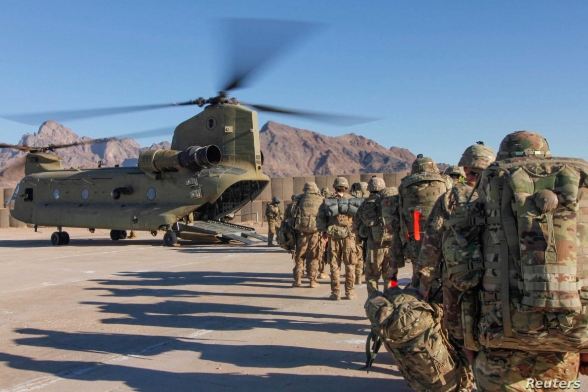 Mỹ rút quân khỏi Afghanistan năm 2021. Ảnh: Reuters