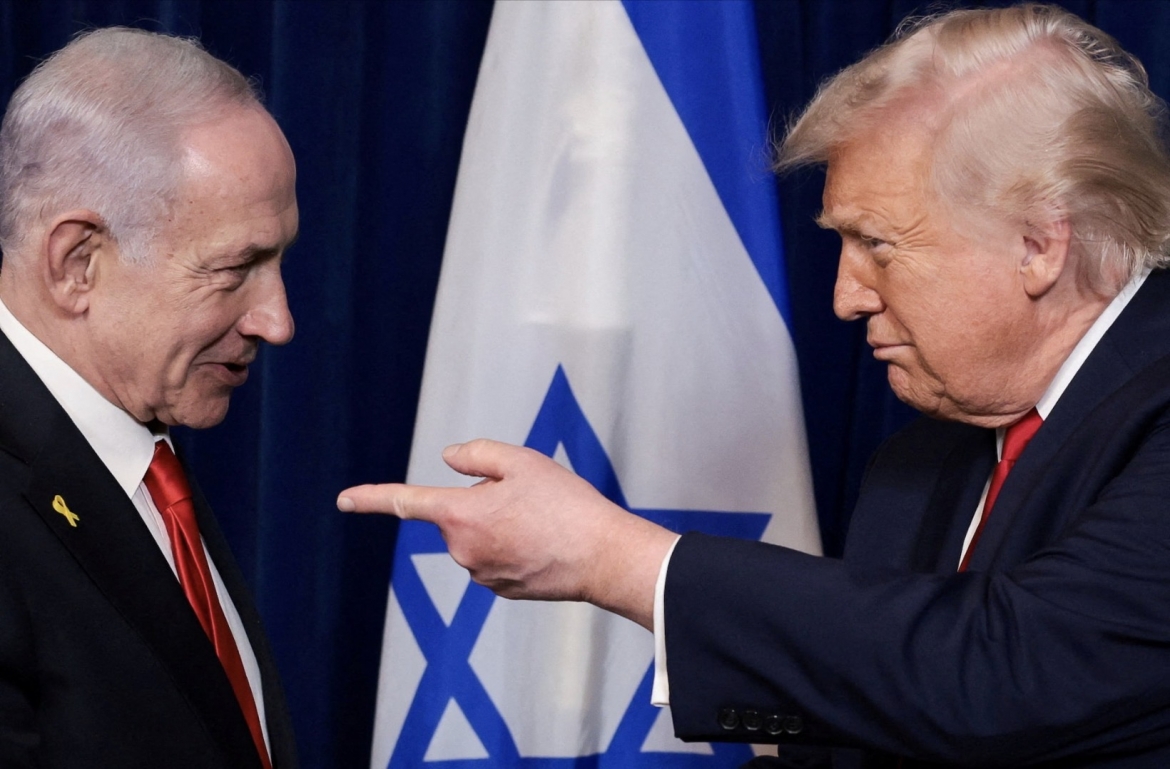 Thủ tướng Israel Benjamin Netanyahu và Tổng thống Mỹ Donald Trump. Ảnh: Reuters
