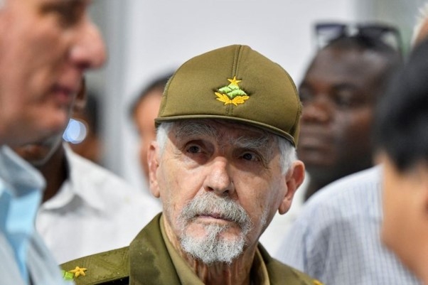 Đồng chí Ramiro Valdés Menéndez, Tư lệnh Cách mạng, Phó Thủ tướng Cộng hòa Cuba. Ảnh: Reuters