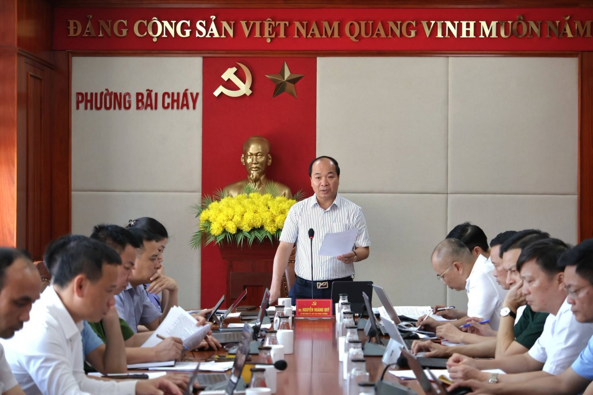Theo ông Nguyễn Hoàng Quý, Bí thư Đảng ủy, Chủ tịch HĐND phường Bãi Cháy, điều quan trọng nhất sau một năm thực hiện mô hình mới chính là sự đồng thuận rất cao của nhân dân. Ảnh: Phường Bãi Cháy