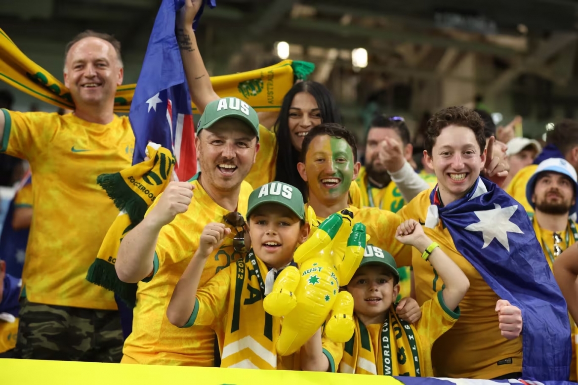 CĐV của ĐT Australia. (Ảnh: AFC). 