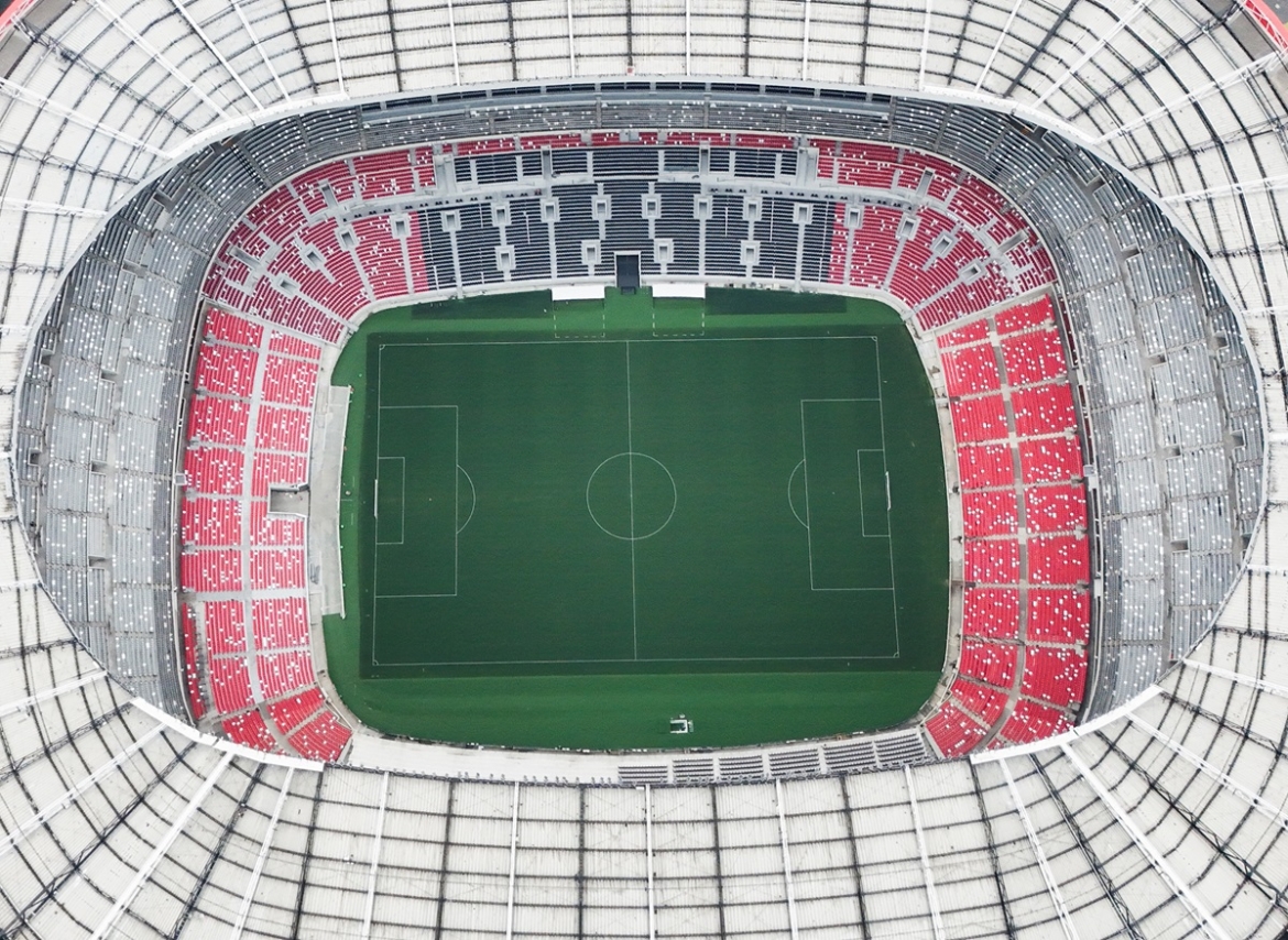 Sân Azteca ở thủ đô Mexico City (Mexico) là nơi sẽ diễn ra lễ khai mạc và trận khai mạc World Cup 2026.
(Ảnh: Reuters). 