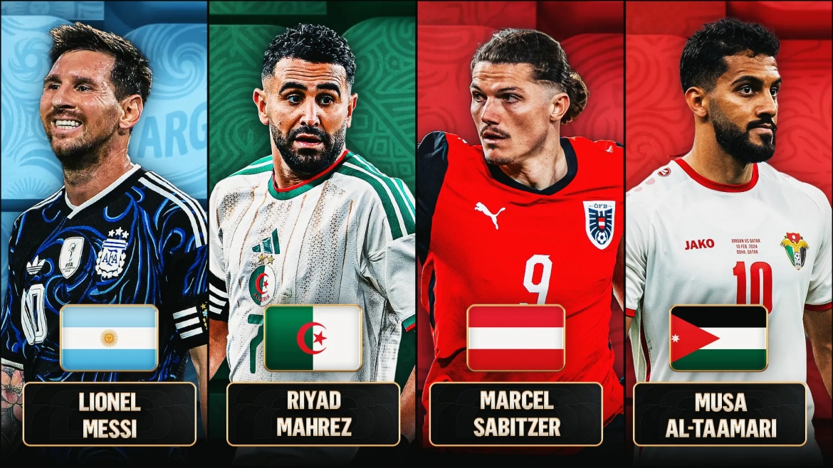 Ngôi sao nổi bật của 4 đội bóng tại bảng J World Cup 2026. (Ảnh: FOX Sports)