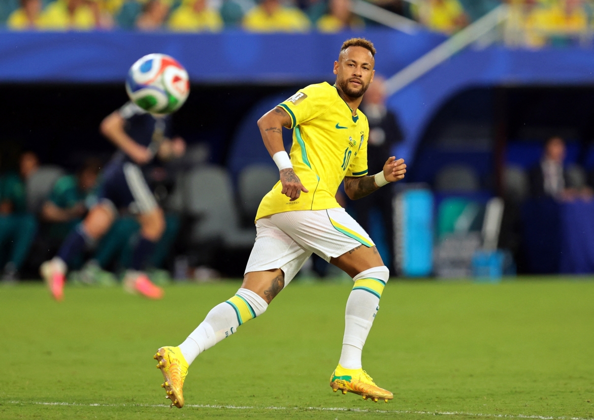 Tiếc rằng, Neymar vẫn chưa thể bén duyên ghi bàn trong thời gian có mặt trên sân. (Ảnh: Reuters)