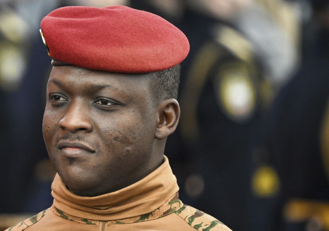 Tổng thống Burkina Faso Ibrahim Traoré. Ảnh AP