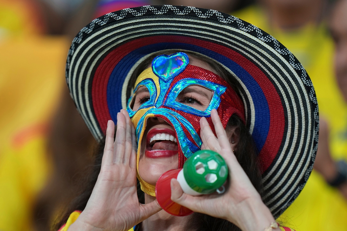 Một cổ động viên Colombia.