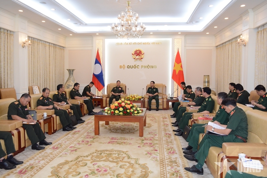 Quang cảnh buổi tiếp. (Ảnh: qdnd.vn)