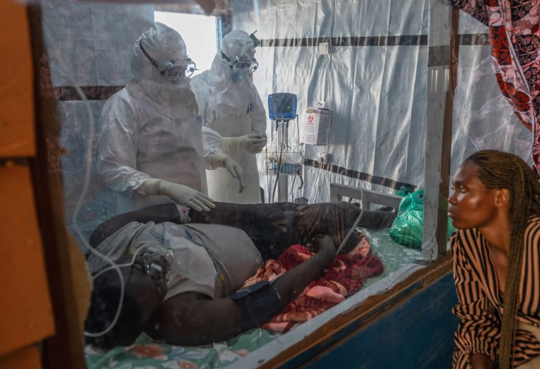 Dịch Ebola. Ảnh: AP