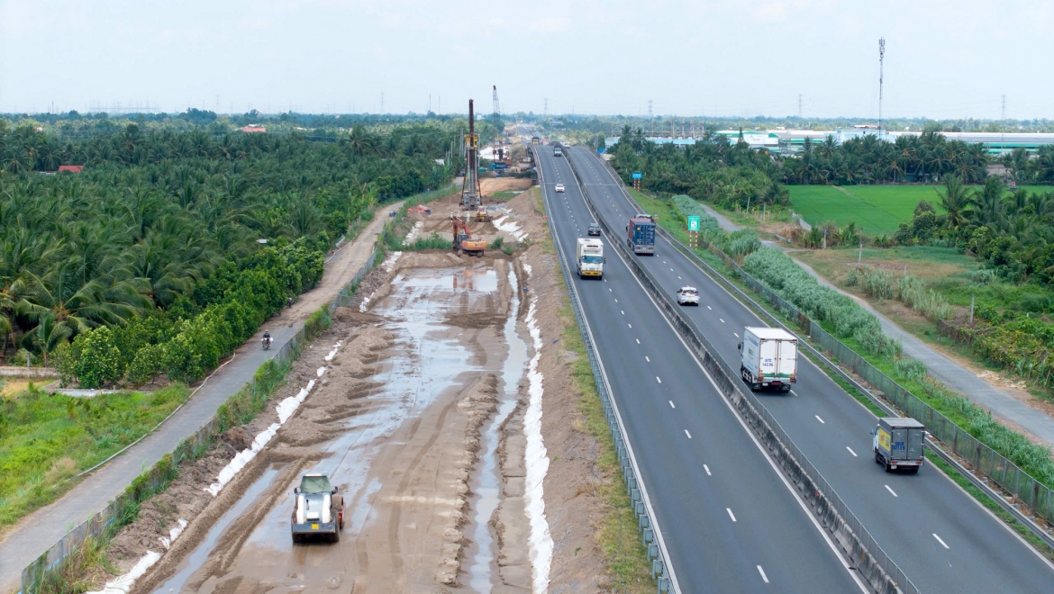 Dự án mở rộng cao tốc TP.HCM - Trung Lương - Mỹ Thuận dự kiến rút ngắn tiến độ 6 tháng 