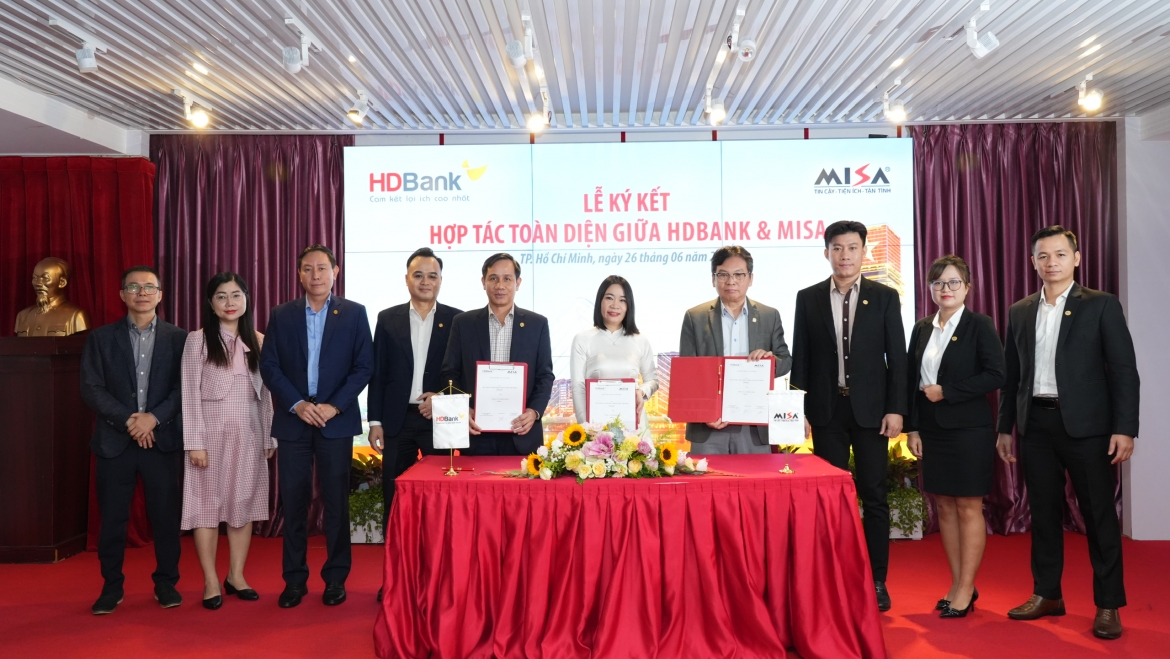 HDBank hợp tác MISA, kết nối tài chính số với hơn nửa triệu doanh nghiệp và hộ kinh doanh