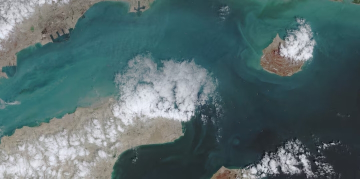 Eo biển Hormuz. Ảnh: AP