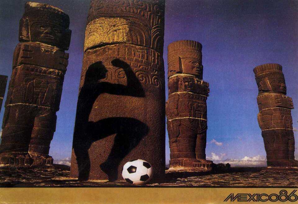 Poster kỳ World Cup tại Mexico năm 1990