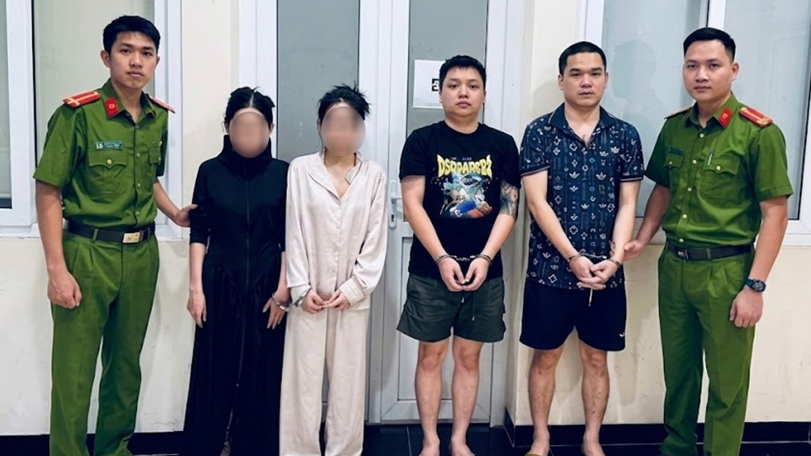 Các đối tượng bị bắt giữ