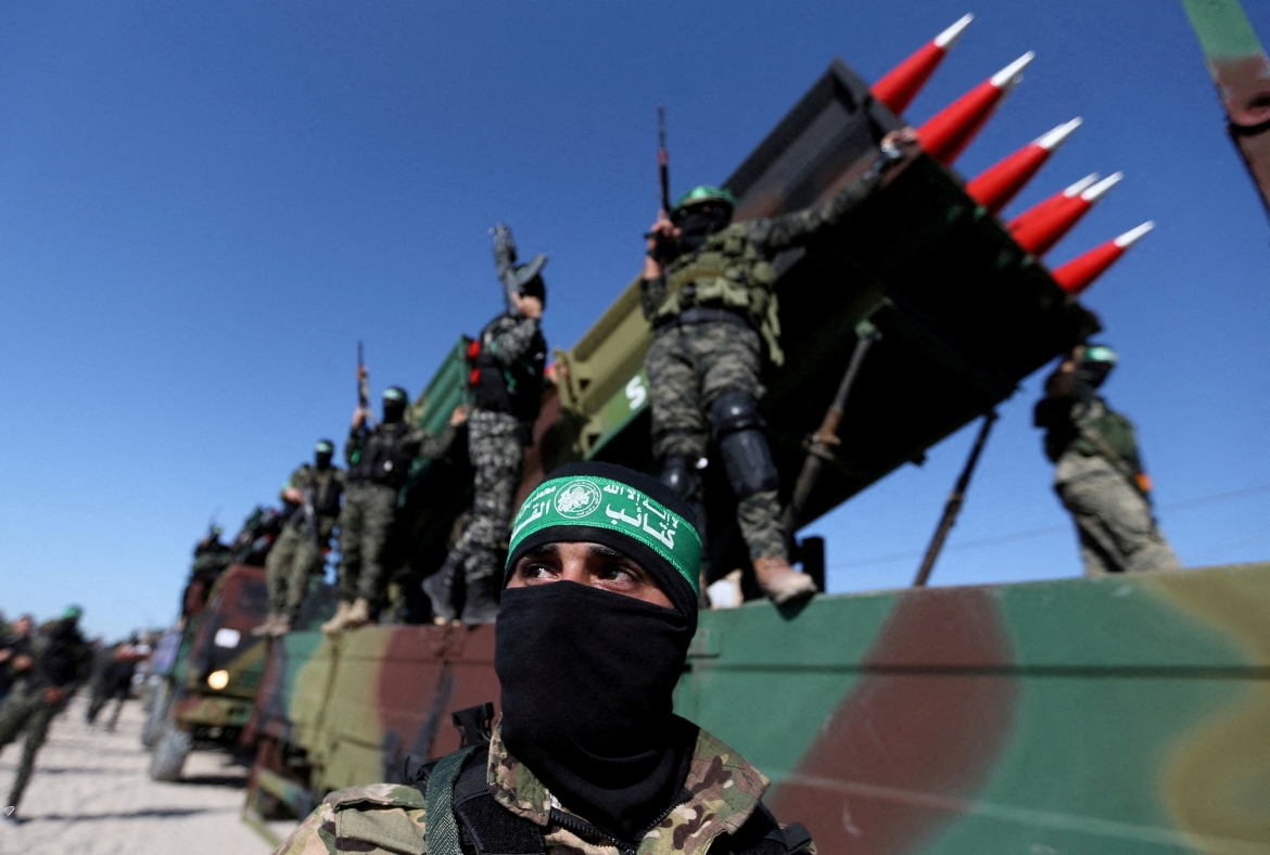 Các chiến binh Hamas. (Ảnh: Reuters)