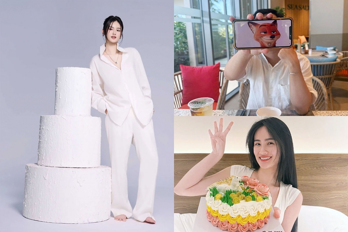 Hoa hậu Ý Nhi thực hiện bộ ảnh mới nhân dịp sinh nhật tuổi 24. Nàng Hậu khoe bánh kem được bạn trai Anh Kiệt tặng nhân dịp sinh nhật và cho biết, cô đã có một kỷ niệm ngọt ngào, trọn vẹn và đáng nhớ bên người yêu.