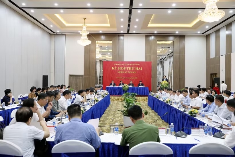  Kỳ họp thứ hai của Hội đồng Lý luận Trung ương. Ảnh TTXVN