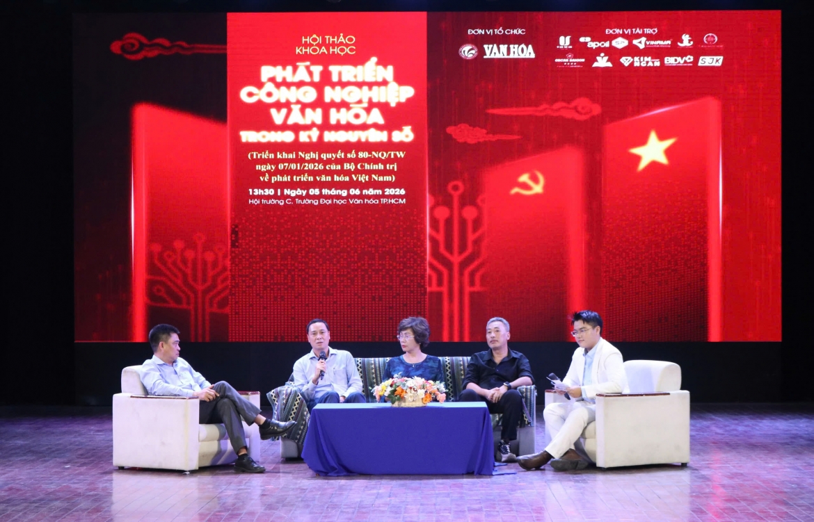 Hội thảo khoa học "Phát triển công nghiệp văn hoá trong kỷ nguyên số" (ảnh: T.H)