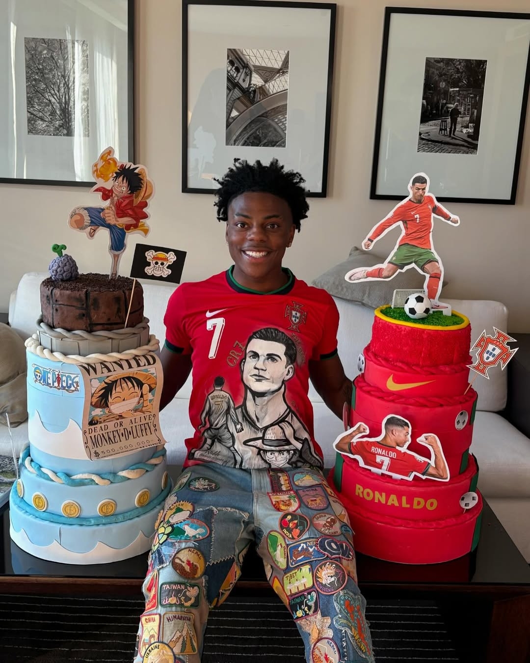 Nam streamer người Mỹ nổi tiếng với sự ngưỡng mộ dành cho siêu sao bóng đá Cristiano Ronaldo.