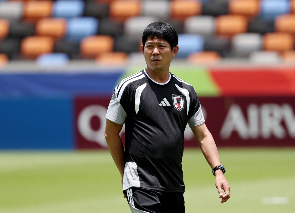 HLV Hajime Moriyasu. (Ảnh: Reuters). 