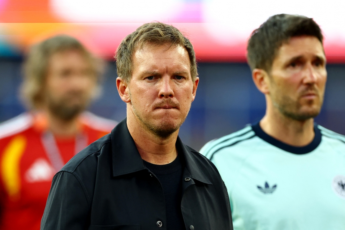 HLV Julian Nagelsmann không muốn từ chức sau khi Đức bị loại khỏi World Cup 2026 (Ảnh: Reuters).