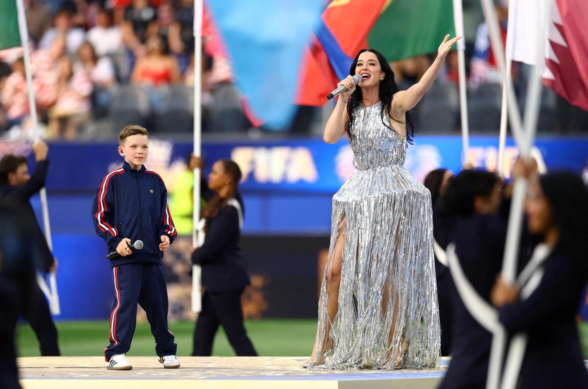 Giọng hát live đầy nội lực của Katy Perry nhận nhiều lời khen từ người hâm mộ sau đêm diễn. (Ảnh: Reuters)