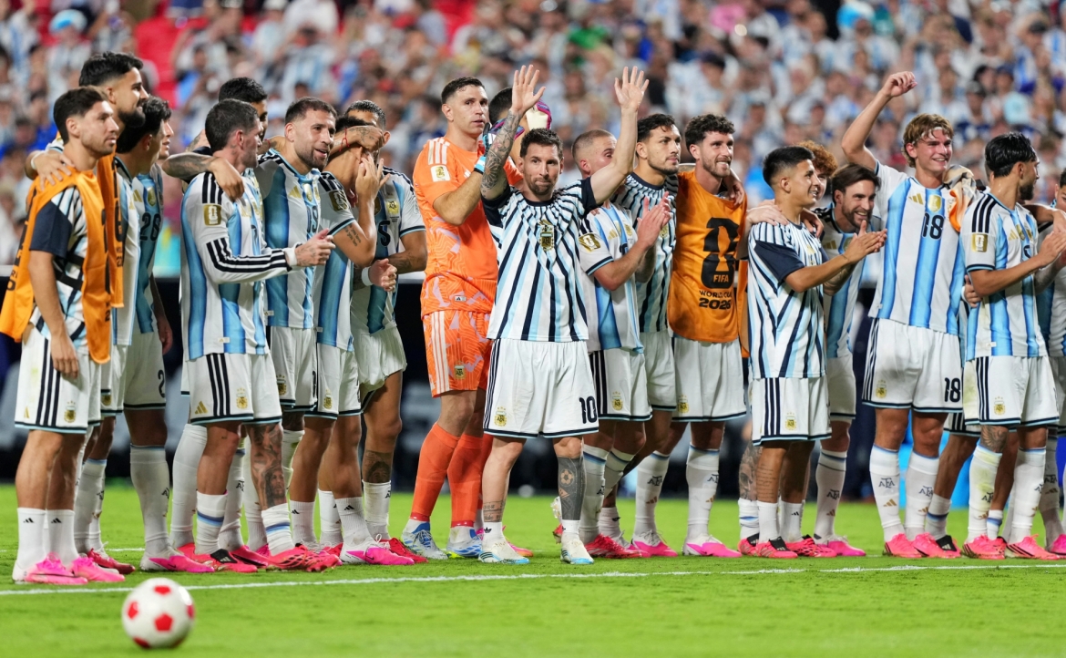 Argentina "thị uy sức mạnh" ở trận ra quân World Cup 2026. (Ảnh: Reuters)