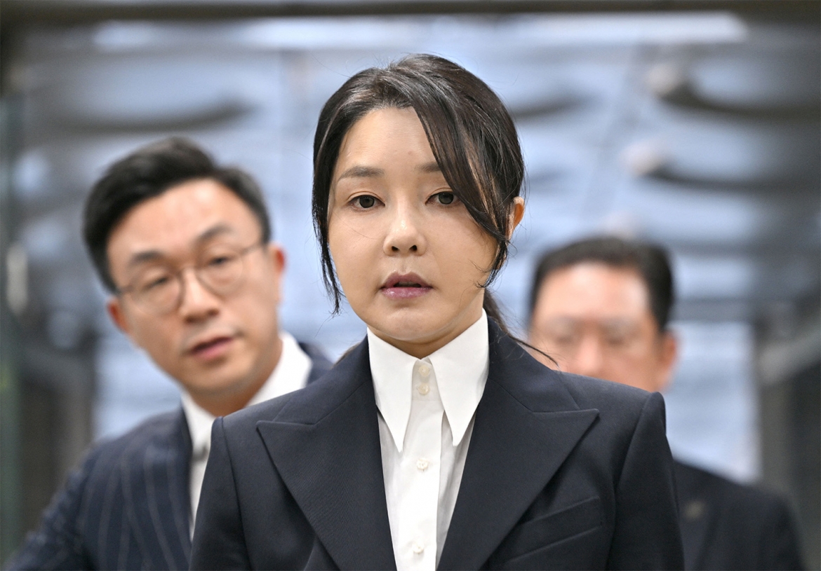Bà Kim Keon-hee. Ảnh: Reuters