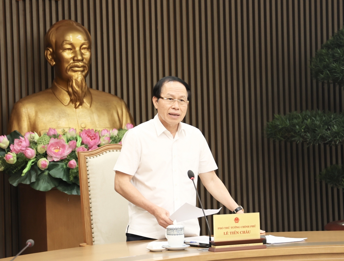 Phó Thủ tướng Chính phủ Lê Tiến Châu. (Ảnh: VGP)
